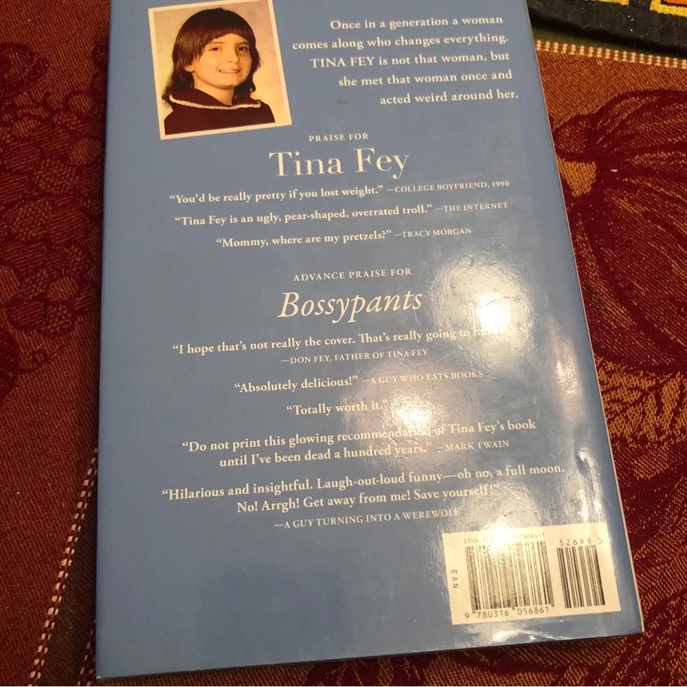 Bossypants by Tina Fey 2011, Hardcover Book Autobiography